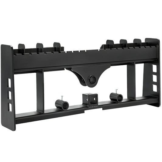 YITAMOTOR 45" Skid Steer Pallet Forks Frame Attachment, 3000 lbs Capacity