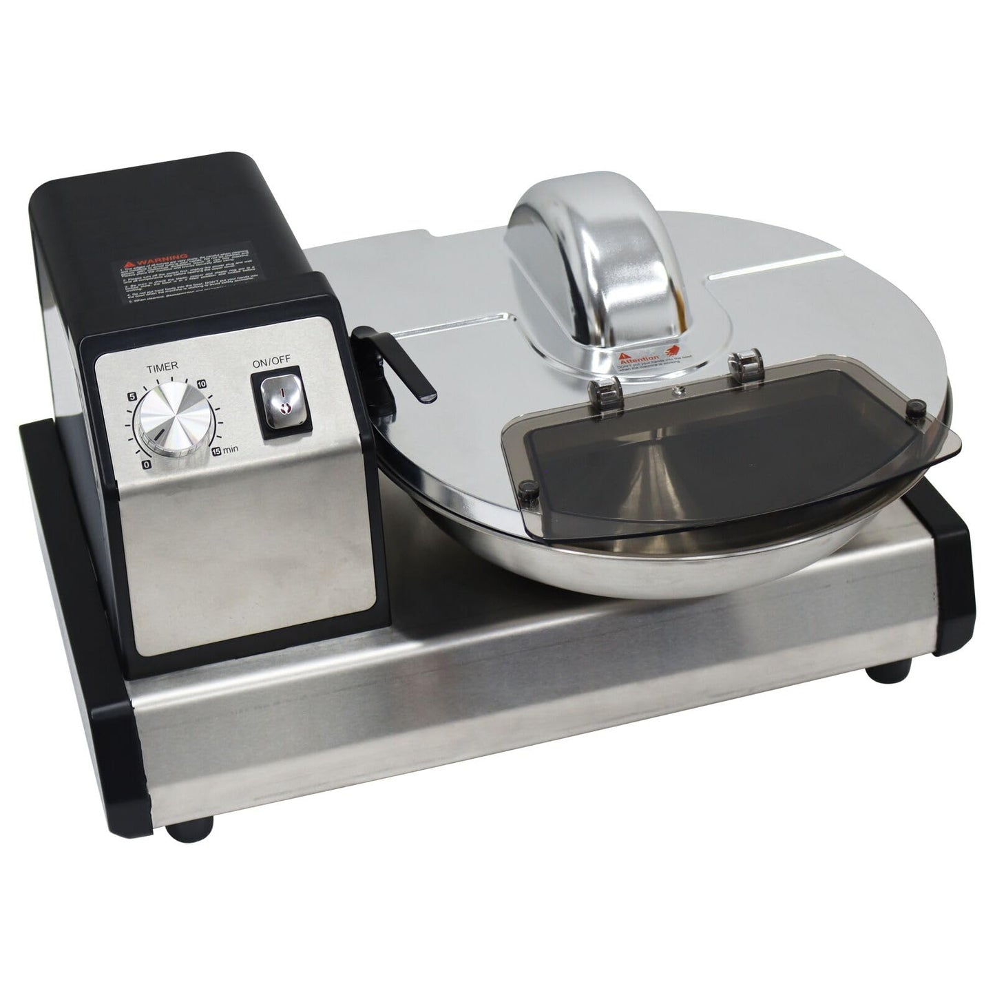PreAsion 5.5 L Multifunction Meat Bowl Cutter 110V Mixer Commercial Electric Multi Function Chopper Food Shredder Processor Meat Bowl Cutter