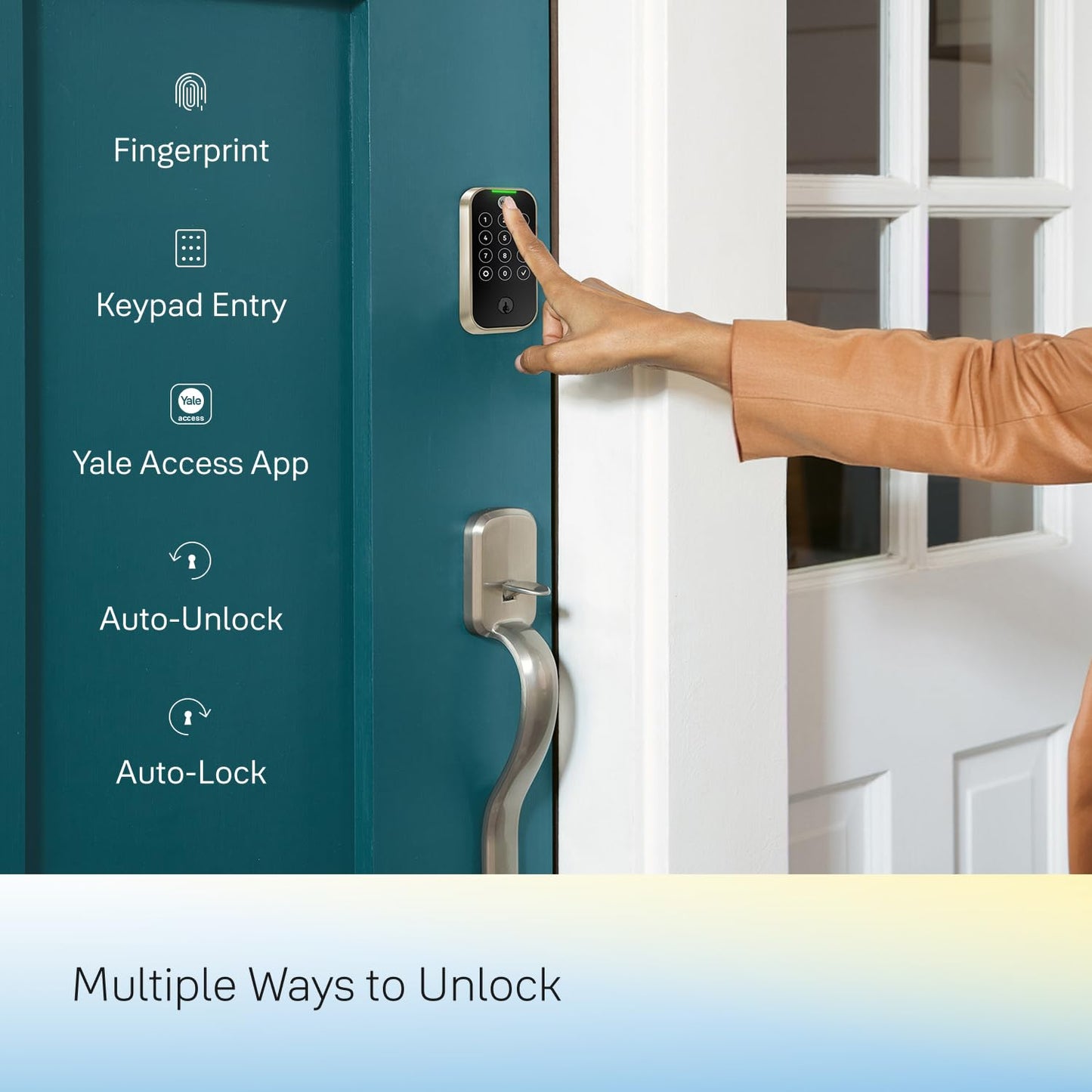 Yale Assure Lock 2 Touch Deadbolt, Oil Rubbed Bronze Smart Keyless Entry Door Lock with Wi-Fi Connected Touch Keypad and Fingerprint Scanner, YRD450-F-WF1-0BP