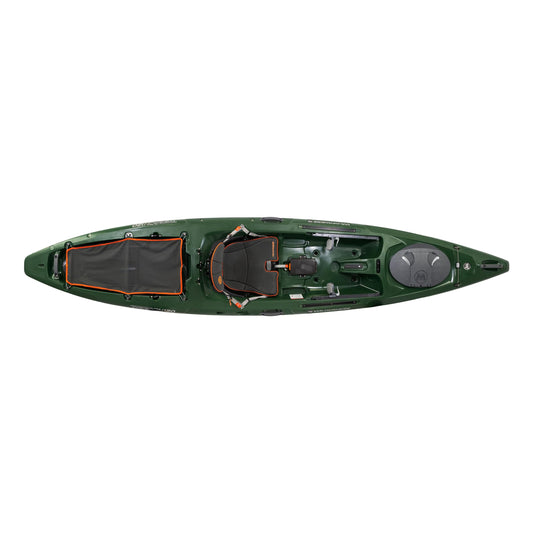 Wilderness Systems Tarpon 120 - Sit on Top Fishing Kayak - Premium Angler Kayak - Adjustable and Designed Seat - 12.3 ft - Forest Green