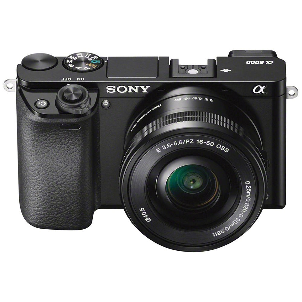 Sony Alpha a6000 Mirrorless Digital Camera 24.3MP SLR Camera with 3.0-Inch LCD (Black) w/16-50mm Power Zoom Lens