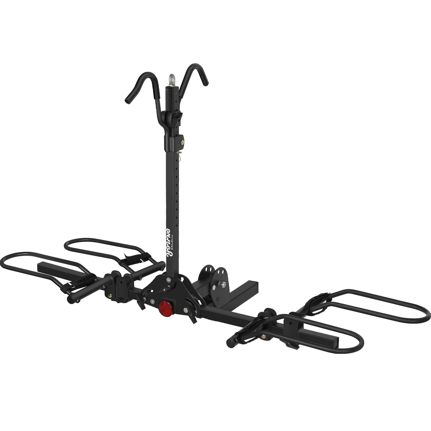 Young 200 lbs 2-Bike Rack Hitch Mount for Cars Trucks SUVs RVs, fits Standard, MTB, Fat Tire Bikes w/Up to 5-inch Tire - 2" Hitch Receiver