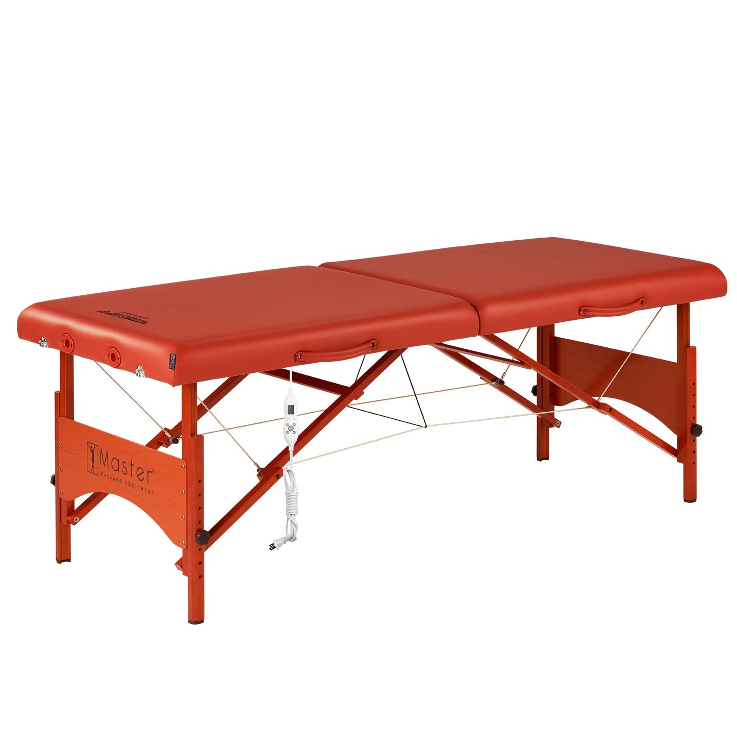 Master Massage Fairlane Therma-Top 28-Inch Portable Heated Massage Table Package, Cinnamon Color, Adjustable Heating System- Tattoo Bed- Lash Table