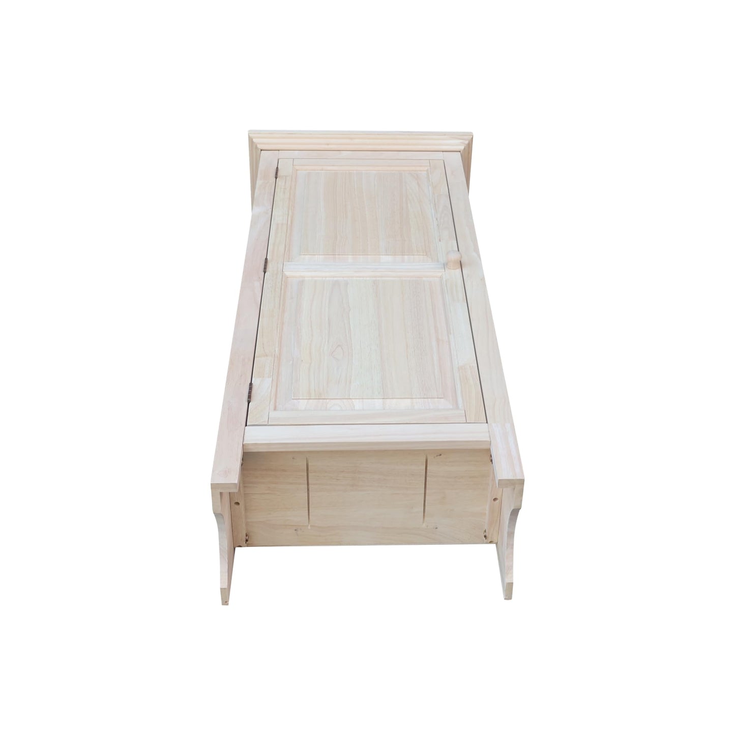 Single Jelly Cabinet, Solid Parawood Construction, 22.8"W x 12.5"D x 51"H, Easy Assembly, Kitchen Pantry Storage Cabinet