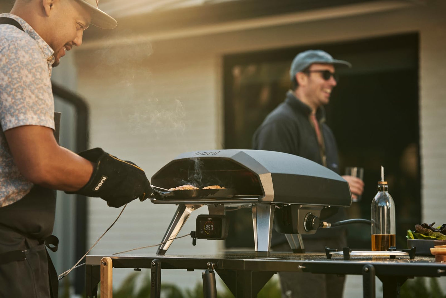 Ooni Koda 2 Propane Gas Pizza Oven – 14" Gas Powered Outdoor Oven with 28 mBar Regulator and Gas Hose, Gas Powered Portable Pizza Oven - Foundry Black