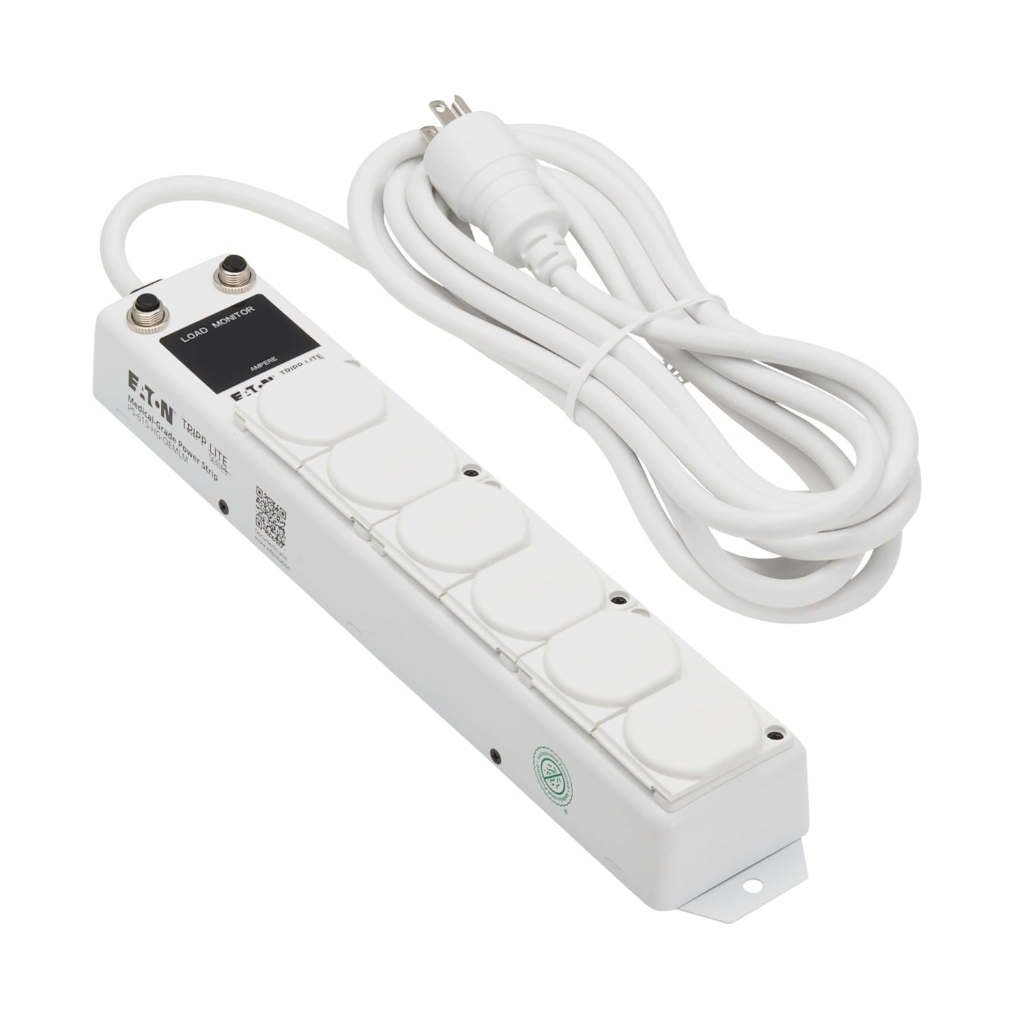 Tripp Lite Eaton Medical Hospital Power Strip for Patient Care Vicinity, UL 1363A Certified, 6 Outlets + 15ft Cord, Cart & IV Pole Mount Option, Lifetime Manufacturer's Warranty (PS-615-HG-OEMLM)