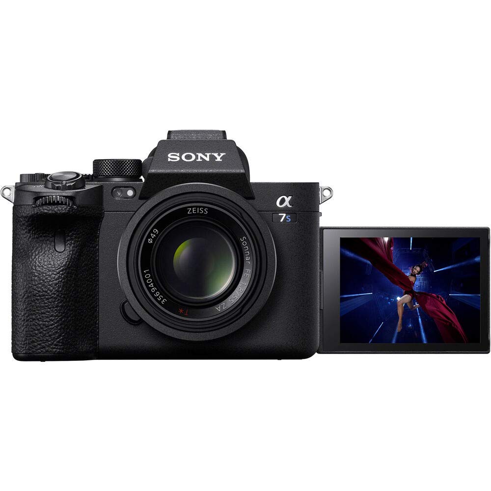 Sony α7S III Full-Frame Mirrorless Camera Body (ILCE-7SM3/B) – 12.1 MP BSI Sensor, 4K 120p 10-Bit Video | Sony FE 24mm Lens, 64GB Memory Card, 2 x NP-FZ-100 Battery, Case, External Charger and More