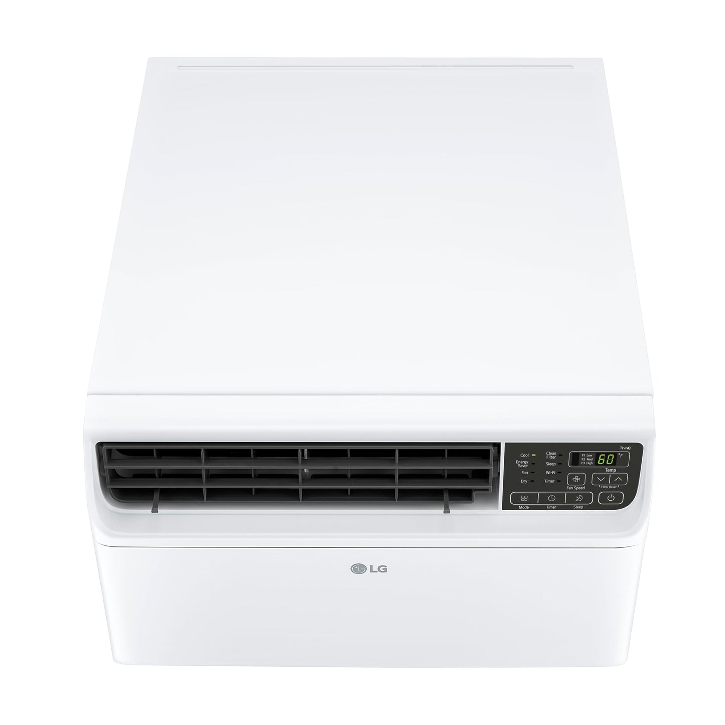 LG 6000 BTU Window Air Conditioner Energy Saving Dual Inverter, Remote Control, WiFi, LG ThinQ, Alexa, Hey Google Enabled Washable Filer Ultra-Quiet Cools Small Room up to 250 Sq.Ft White LW6023IVSM