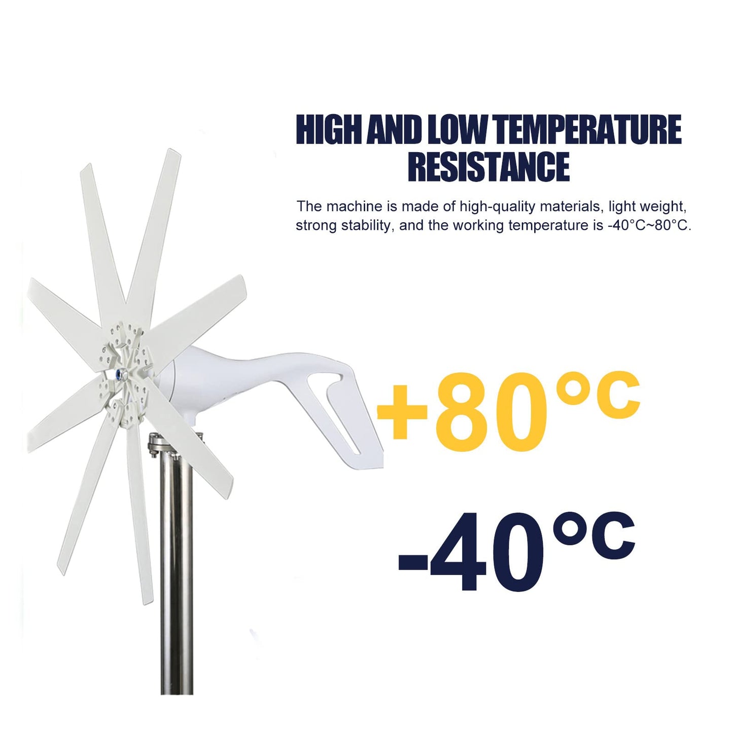 24v,2500W 12V 24V 48V Vertical Axis Windmill Generator, 3 Phase 50HZ Wind Power Generator with Controller for Marine, Home, Wind System (White)