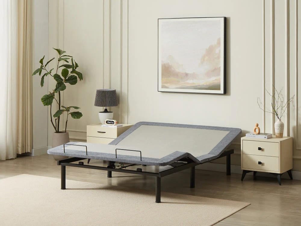 Smart Flex SF200 Wireless Adjustable Bed Base with Zero Gravity, Head & Foot Articulation, 1000 lb Capacity (Queen (U.S. Standard)) (Full)