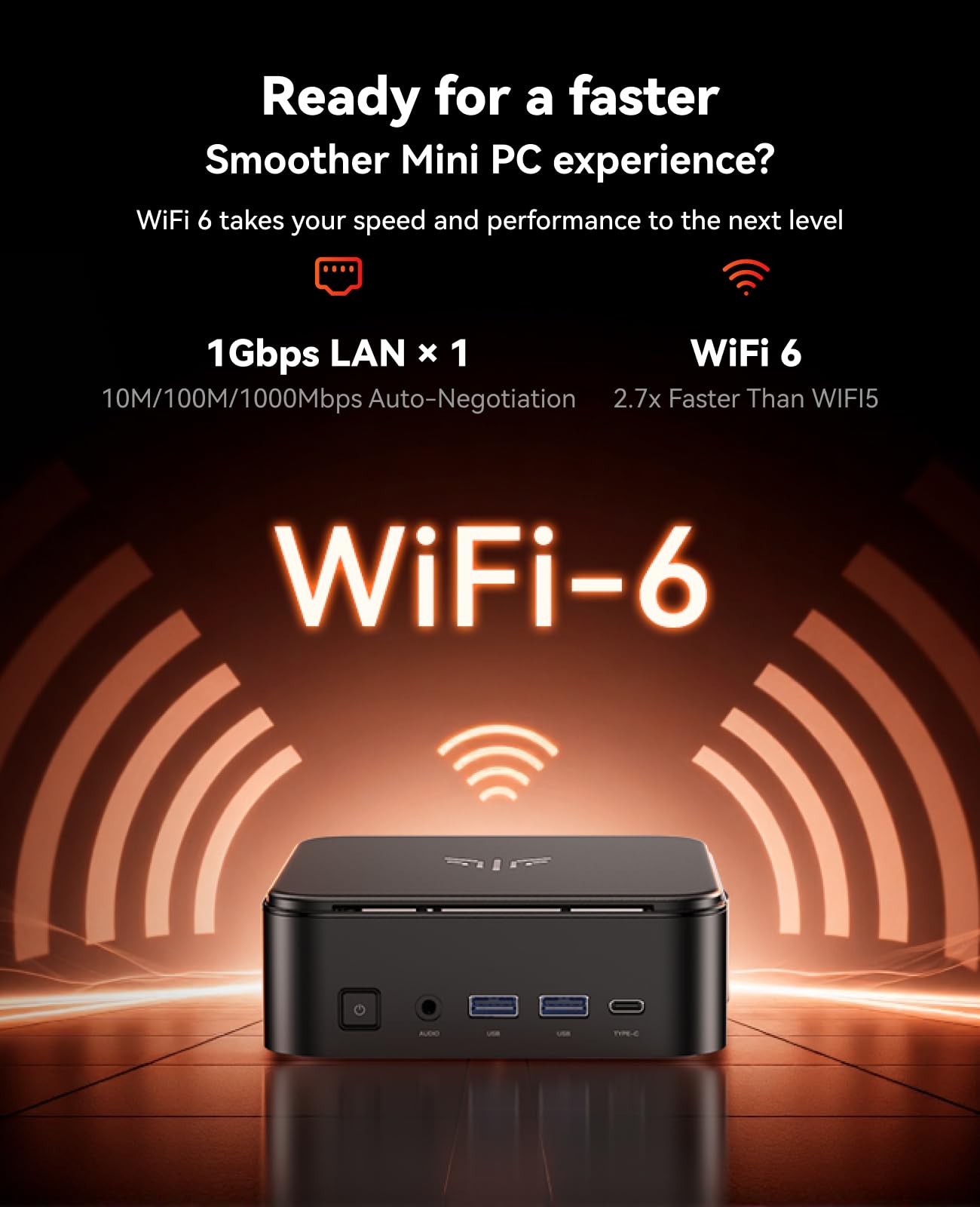 KAMRUI E3B Mini Gaming PC Windows 11 pro, AMD Ryzen 7 7730U (Upgraded 7640HS/7430U), 32GB RAM 1TB M.2 SSD Desktop Computers, 4K Triple Display/Type-C/WiFi6/BT5.2 for Gaming | Business | Home | Office