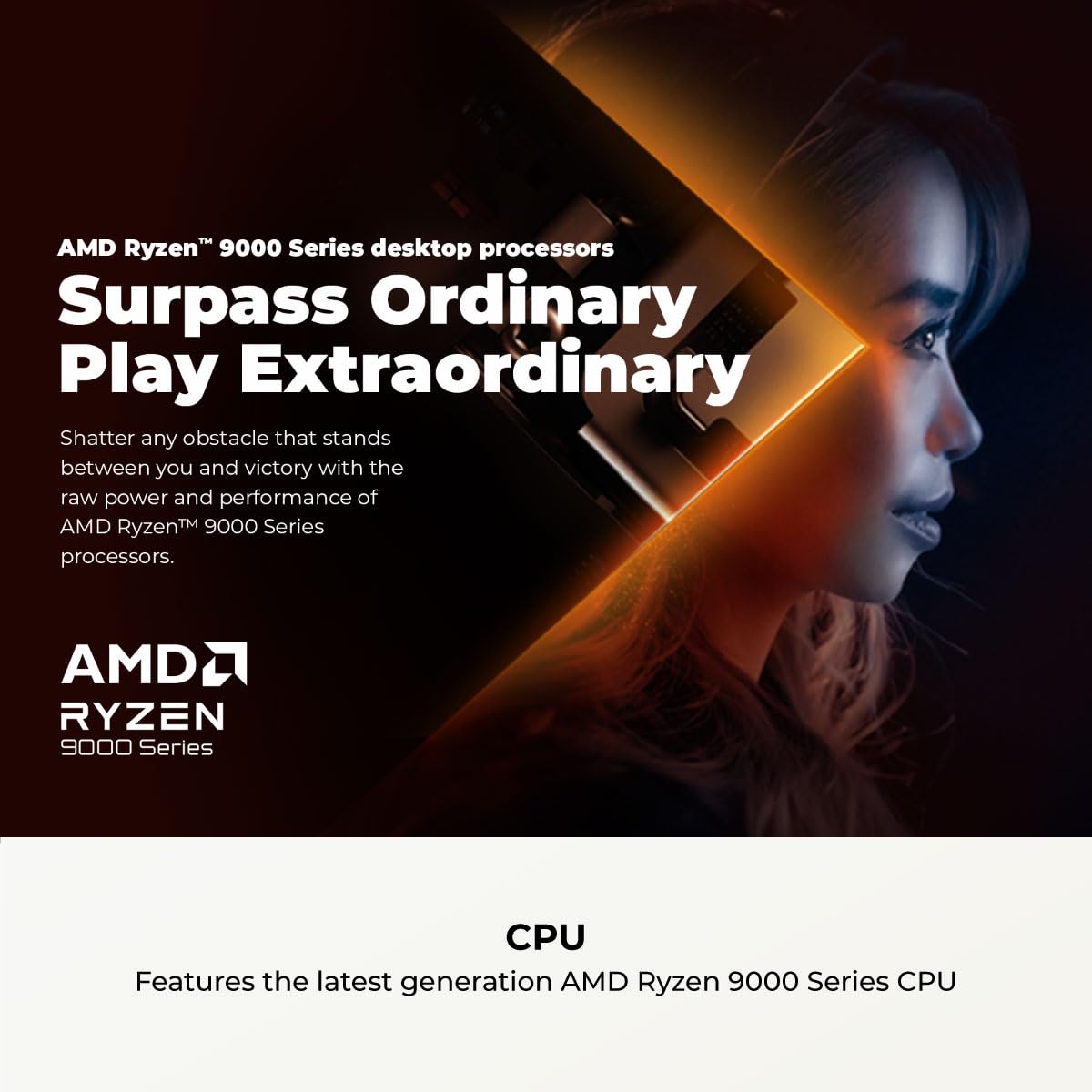 CyberPowerPC Gamer Xtreme Gaming PC, AMD Ryzen 9 9900X 4.4GHz, GeForce RTX 5070 12GB, 32GB DDR5, 1TB PCIe 4.0 SSD, WiFi Ready & Windows 11 Home (GXiVR8080A41)