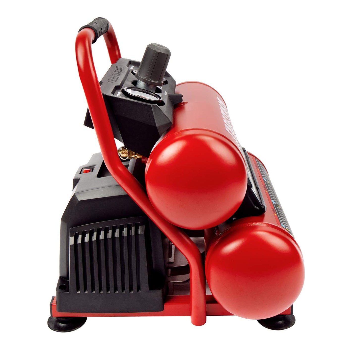 Craftsman 2-Gallon Air Compressor, 1/3 HP Oil-Free Twin Tank, 125 PSI Max – Portable & Quiet Air Tool for Home DIY, Tire Inflation, Nailing & Spray Painting, Compact for Easy Storage