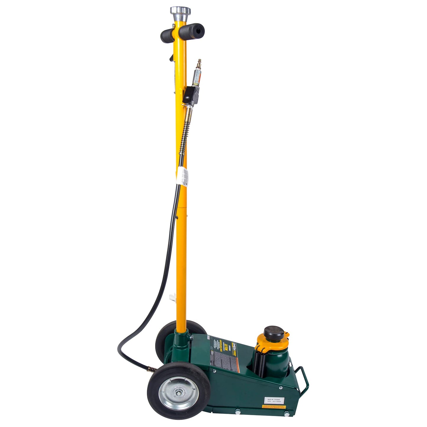 Omega Pro Air Axle Jack - 22 Ton Hydraulic Truck Floor Jack with T-Handle Knob Position Release and Exstension Adapters, OP0908S