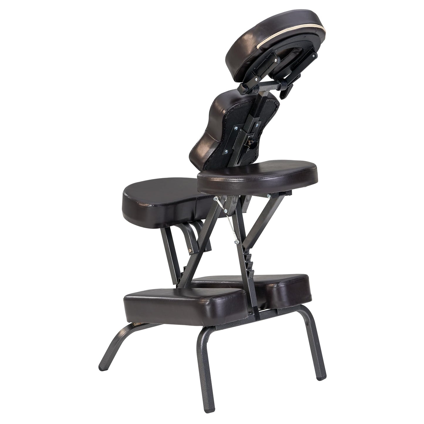 Master Massage Bedford Massage Chair Full Body Portable- Lightweight Massage Chair with Carrying Case-Tattoo Chair Height Adjustable Folding Massage Chair Face Cradle Salon Massage Chair SPA (Coffee)