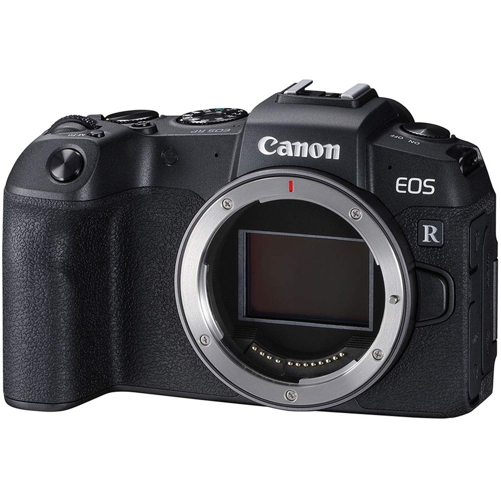 Canon EOS RP Full Frame Mirrorless Vlogging Portable Digital Camera with 26.2MP, CMOS Sensor, Wi-Fi, Bluetooth, 4K Video Recording and 3.0" Vari-Angle Touch LCD Screen, Body, Black