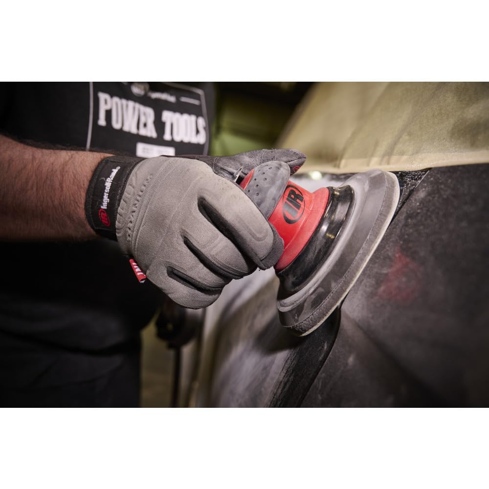 Ingersoll Rand 5152-5-HL - 5" Random Orbital Air Sander, 3/32 Orbit, Hook & Loop, 12,000 RPM, 0.3 HP