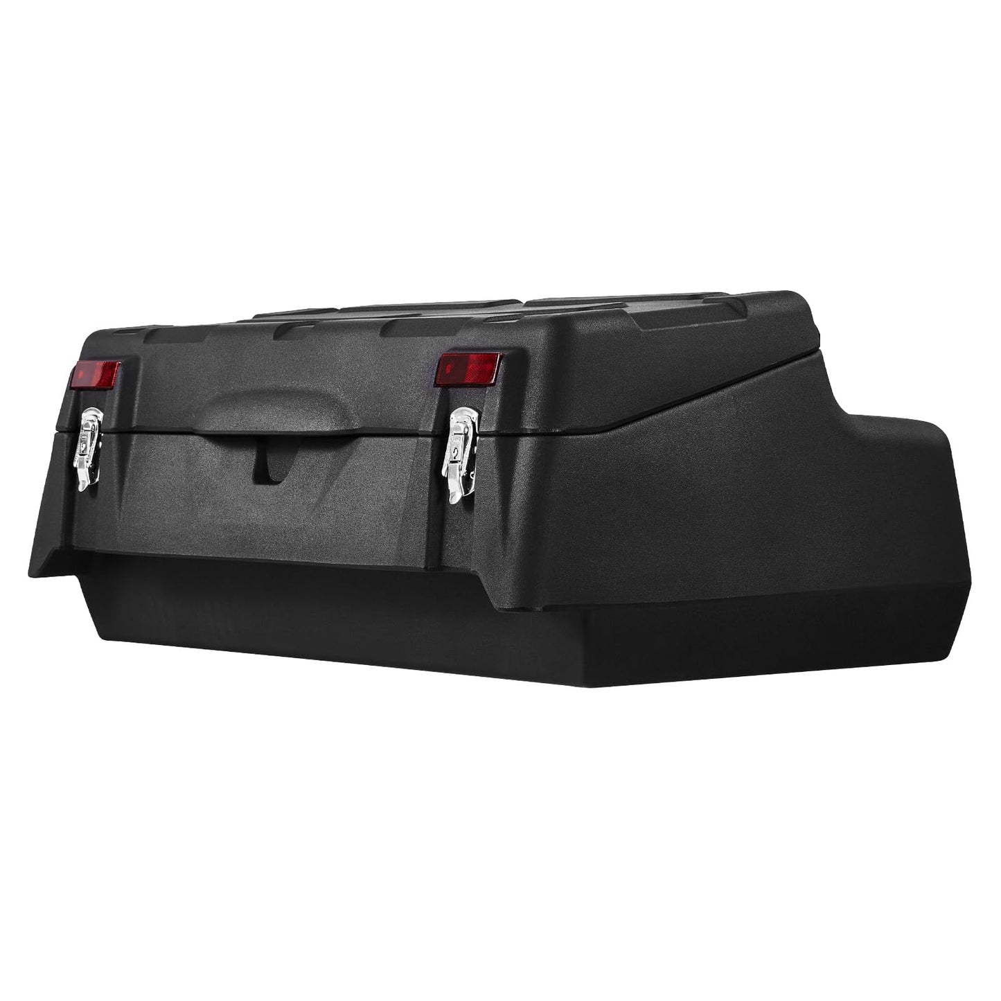 VEVOR ATV Rear Storage Box, 95L ATV Rear Cargo Box with Padded Backrest, Waterproof LLDPE and Lockable Gear Storage Box Fit Most ATVs with Rear Rack, Compatible with ATV, UTV, Can-Am Vehicles