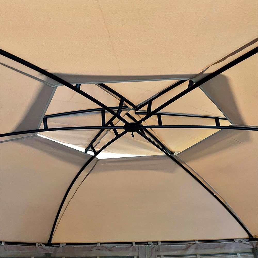 Garden Winds Replacement Canopy Top Cover Compatible with The Outsunny 84C-214 Gazebo - Riplock 350