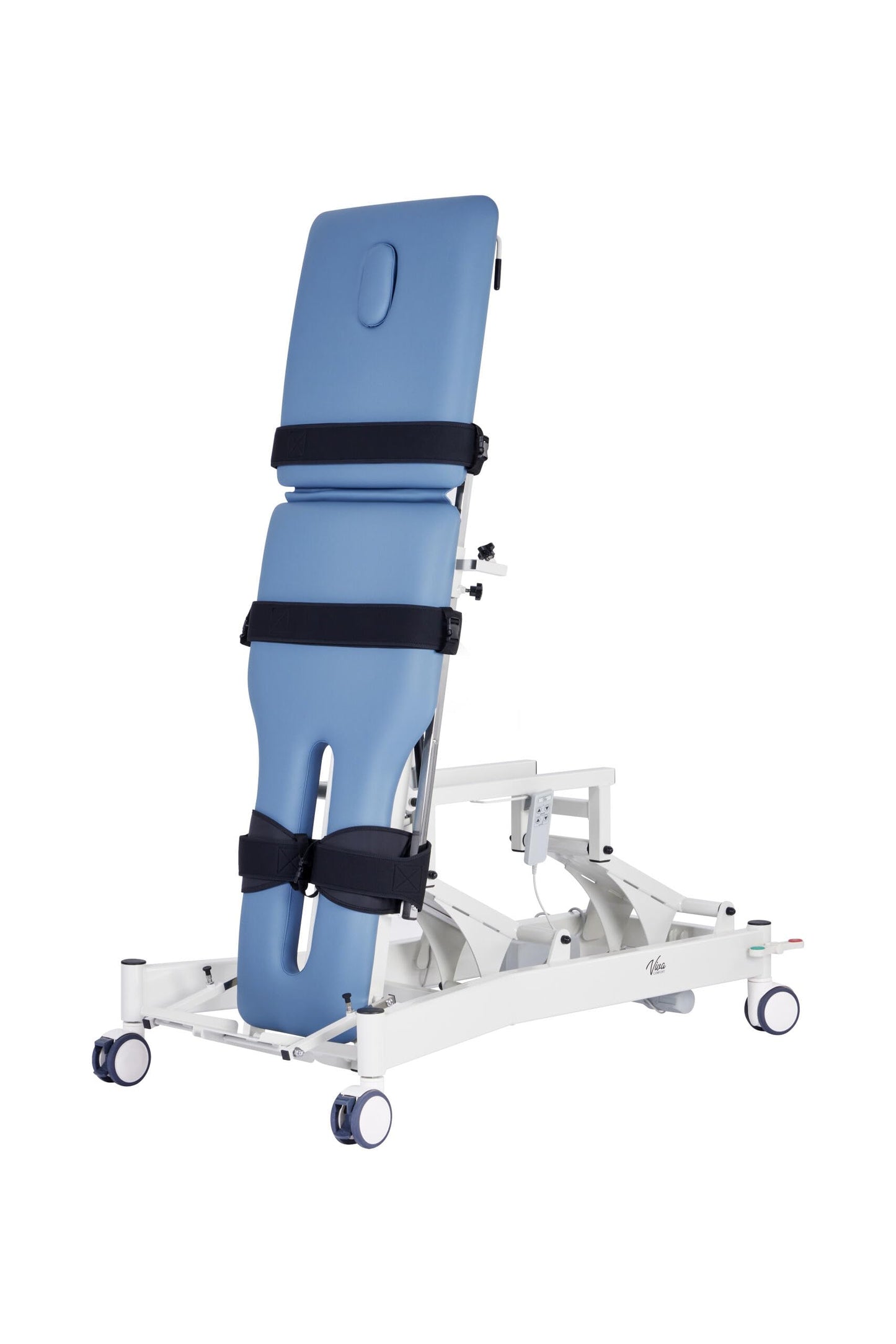 Vivacomfort Tilting Power Hi-Lo Rehab Therapy Table, Chiropractor Medical Exam Table, 485 lbs Weight Capacity