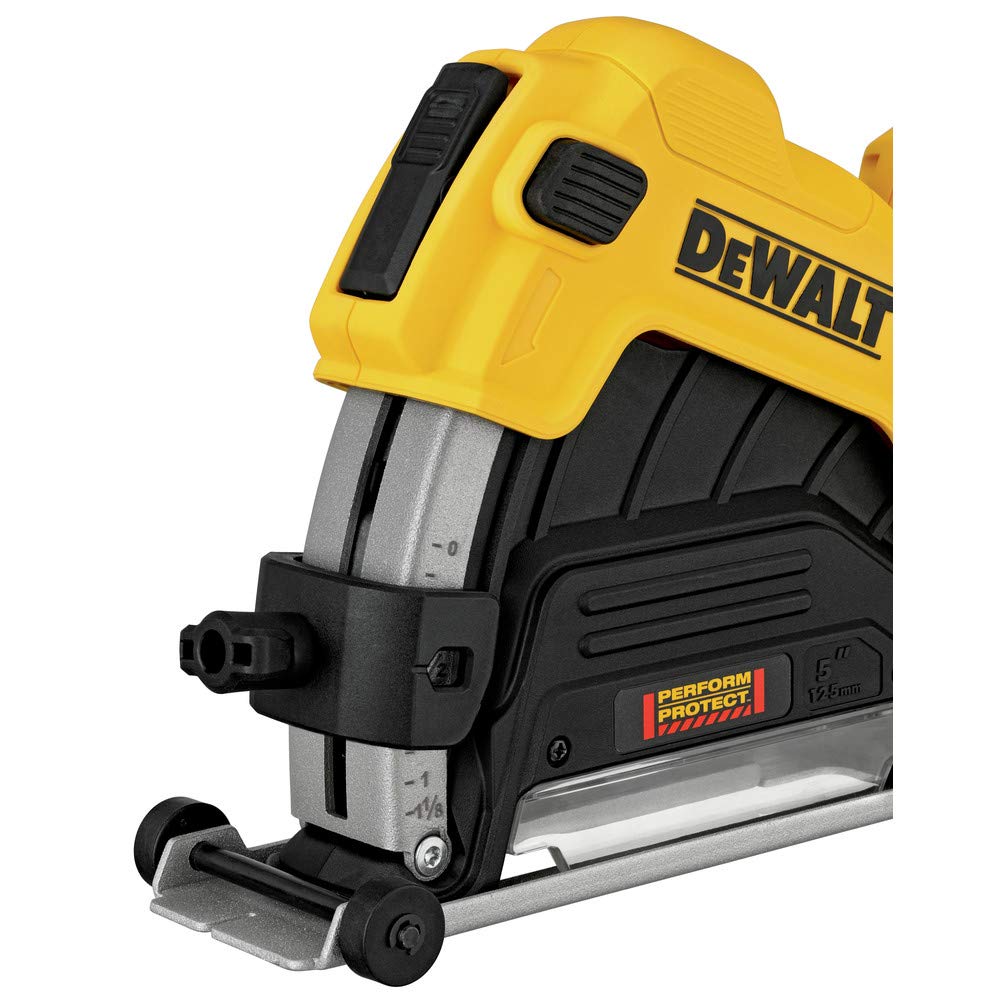 DEWALT Angle Grinder With Dust Shroud Kit, 4-1/2-Inch to 5-Inch (DWE46123)