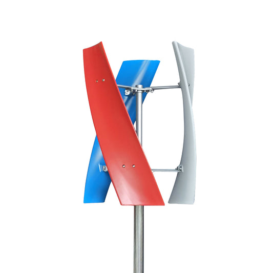 400W Vertical Spiral Wind Power Turbine Generator 3-Blades Helix Wind Turbine Generator 12V DC Vertical Axis Wind Power Generator Kit with Maglev Generator and Controller