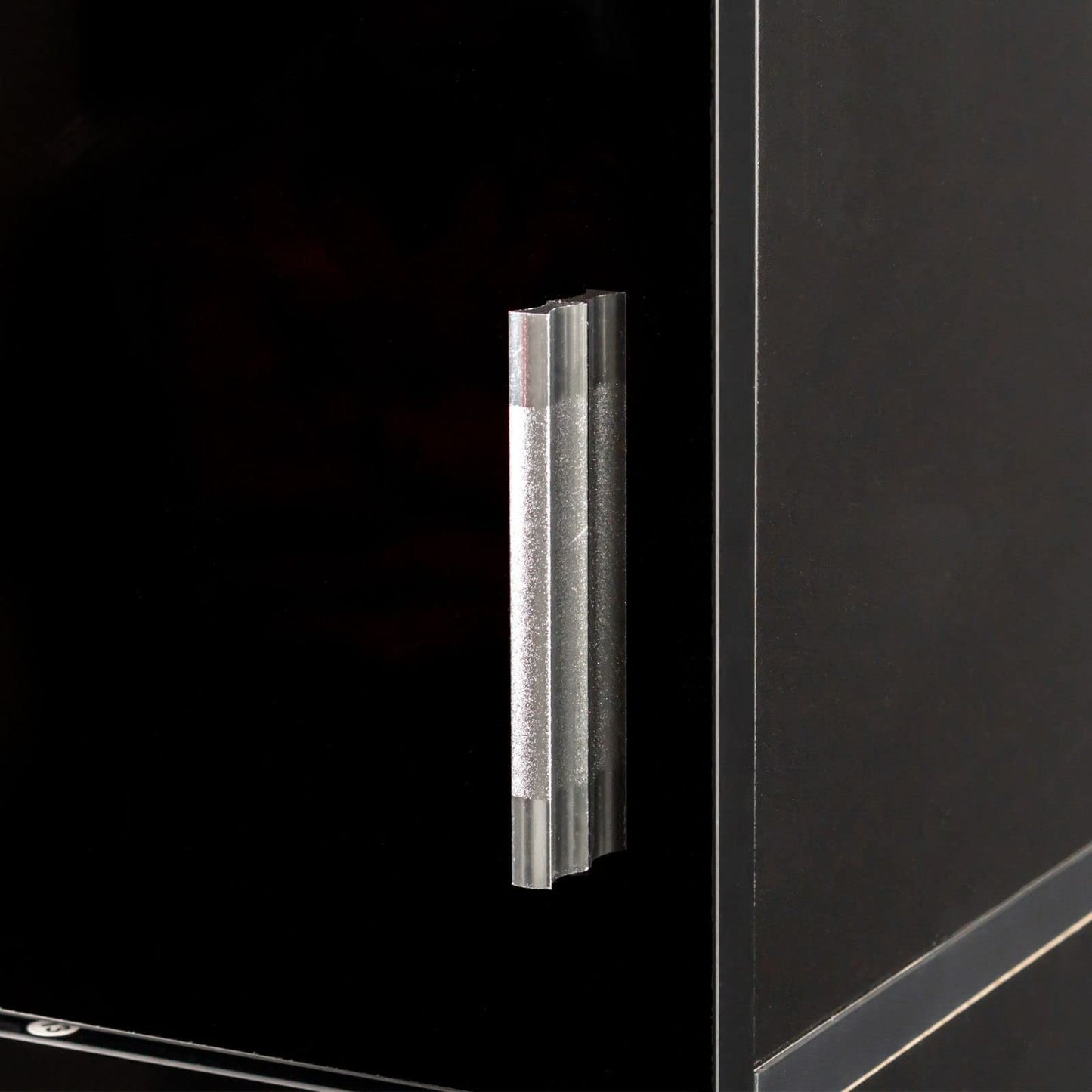 FRITHJILL 74.8" Tall 2-Door Accent Narrow Cabinet, Freestanding Linen Cabinet for Bathroom, Living Room, Kitchen