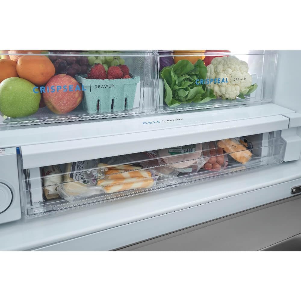 Frigidaire FRFC2323A 36 Inch Wide 22.6 Cu. Ft. French Door Refrigerator with External Ice and Water Dispenser - Stainless Steel