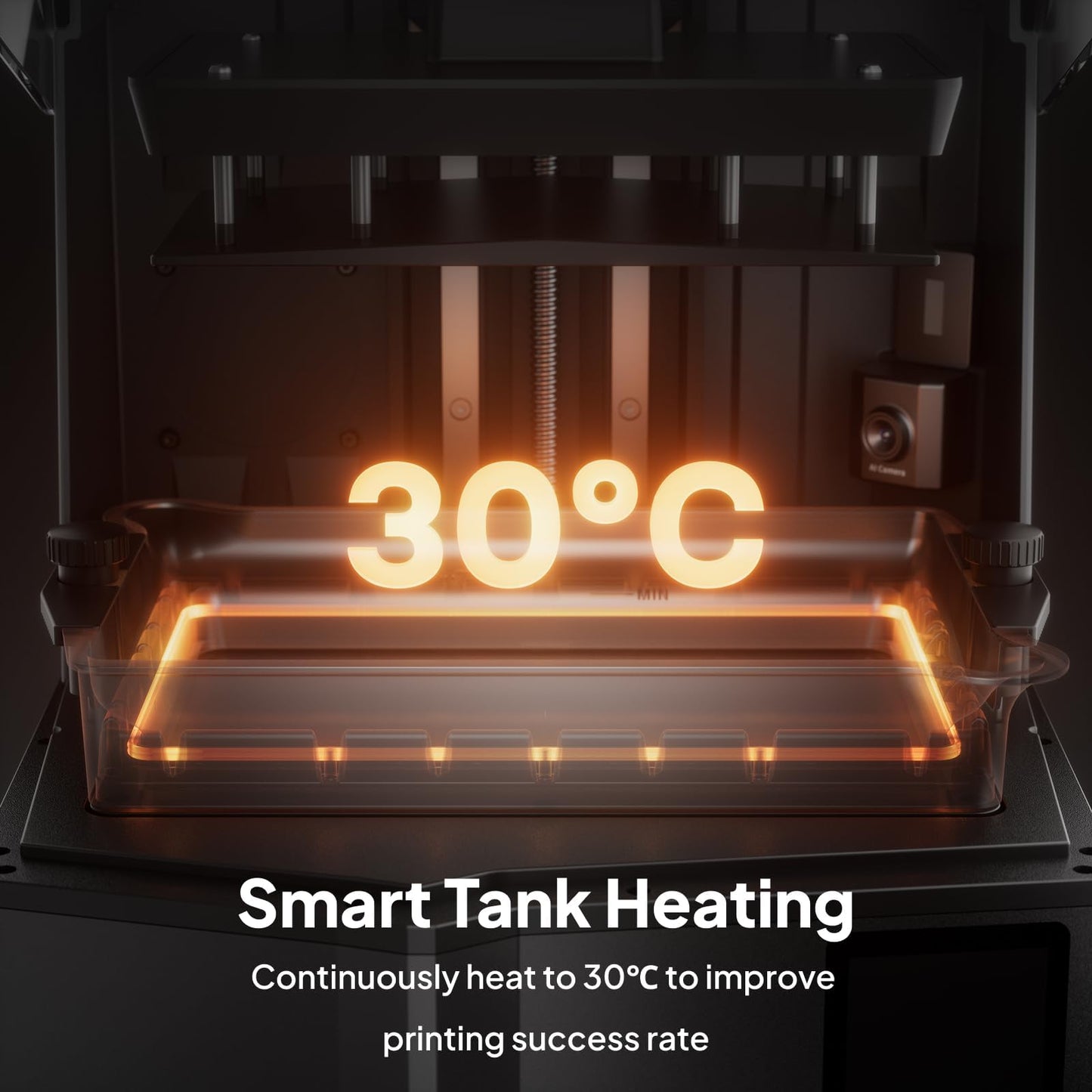 ELEGOO Saturn 4 Ultra 16K Resin 3D Printer with 10" 16K Mono LCD and Flip-up Lid, Smart Tank Heating at 30 °C, 150mm/h High Speed Printing, Large Printing Size of 8.33 × 4.66 × 8.66 Inches