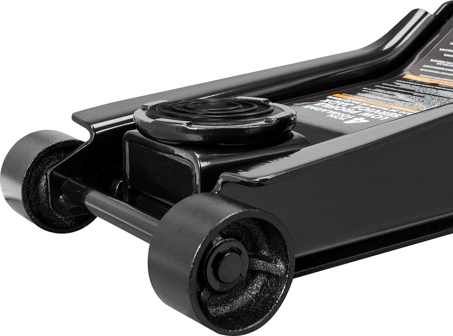 Torin AT84007NB Hydraulic Low Profile Service/Floor Jack with Dual Piston Quick Lift Pump, 4 Ton (8,000 lb) Capacity, Black