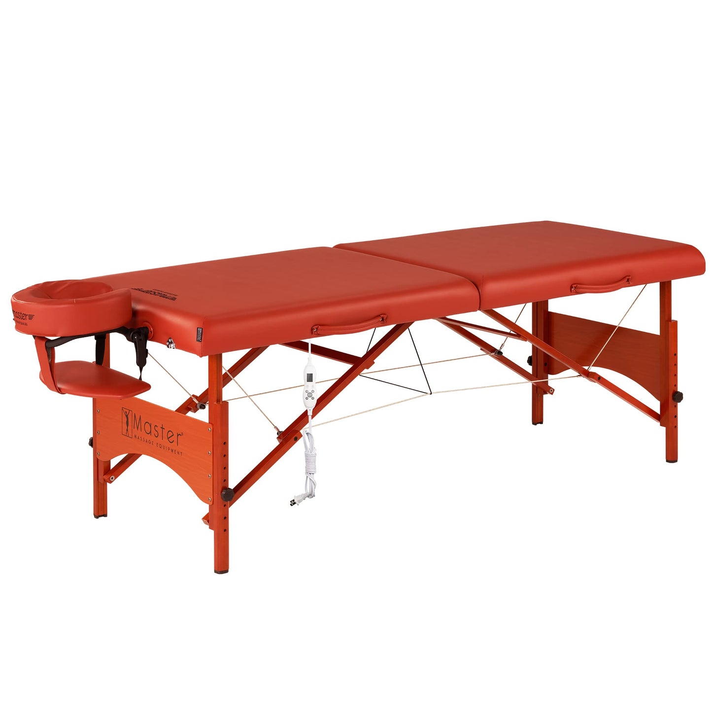 Master Massage Fairlane Therma-Top 28-Inch Portable Heated Massage Table Package, Cinnamon Color, Adjustable Heating System- Tattoo Bed- Lash Table