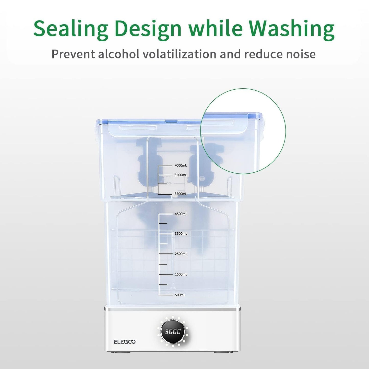 ELEGOO Mercury X Bundle Wash and Cure Station Set, Newly Design Separate Washing Machine and UV Resin Curing Machine for LCD/DLP/SLA Saturn Mars Photon S Photon Mono 3D Printed Models