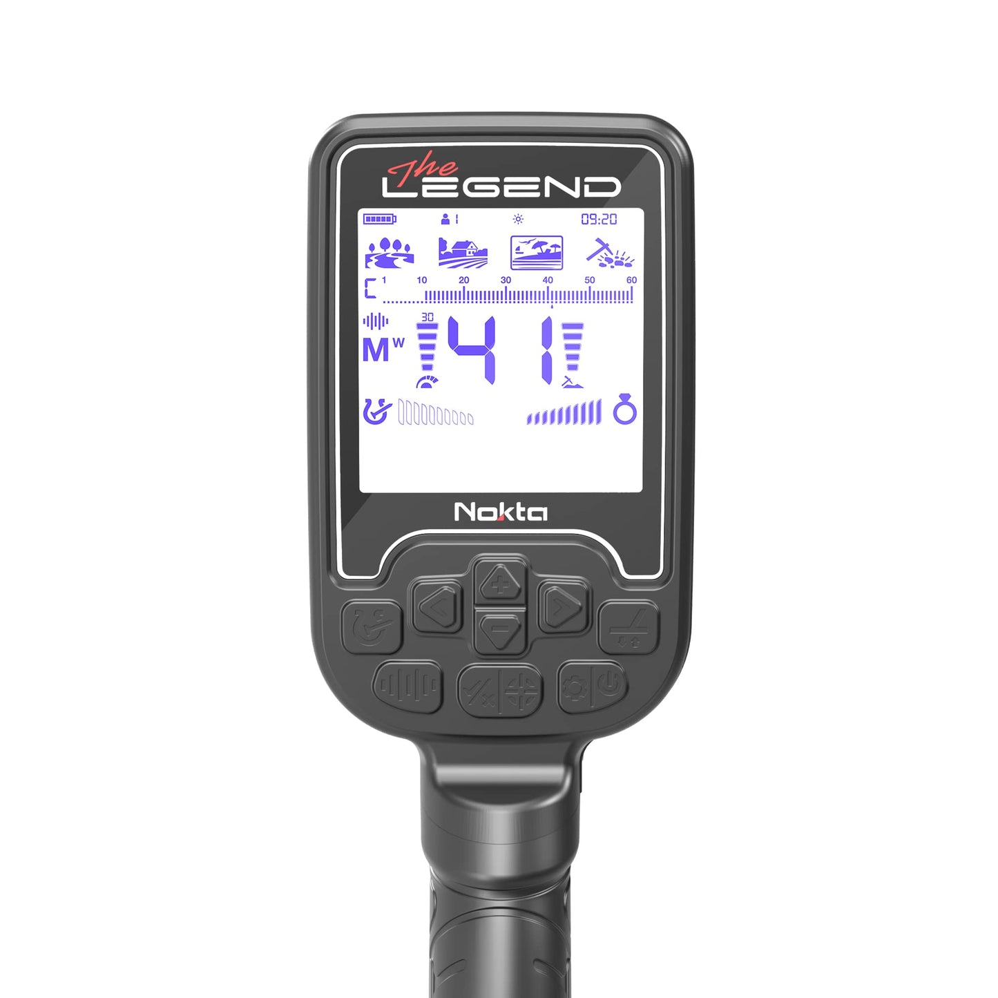 Nokta The Legend Metal Detector, Waterproof Detector for Adults with 12" Coil (The Legend + LG15 Search Coil)