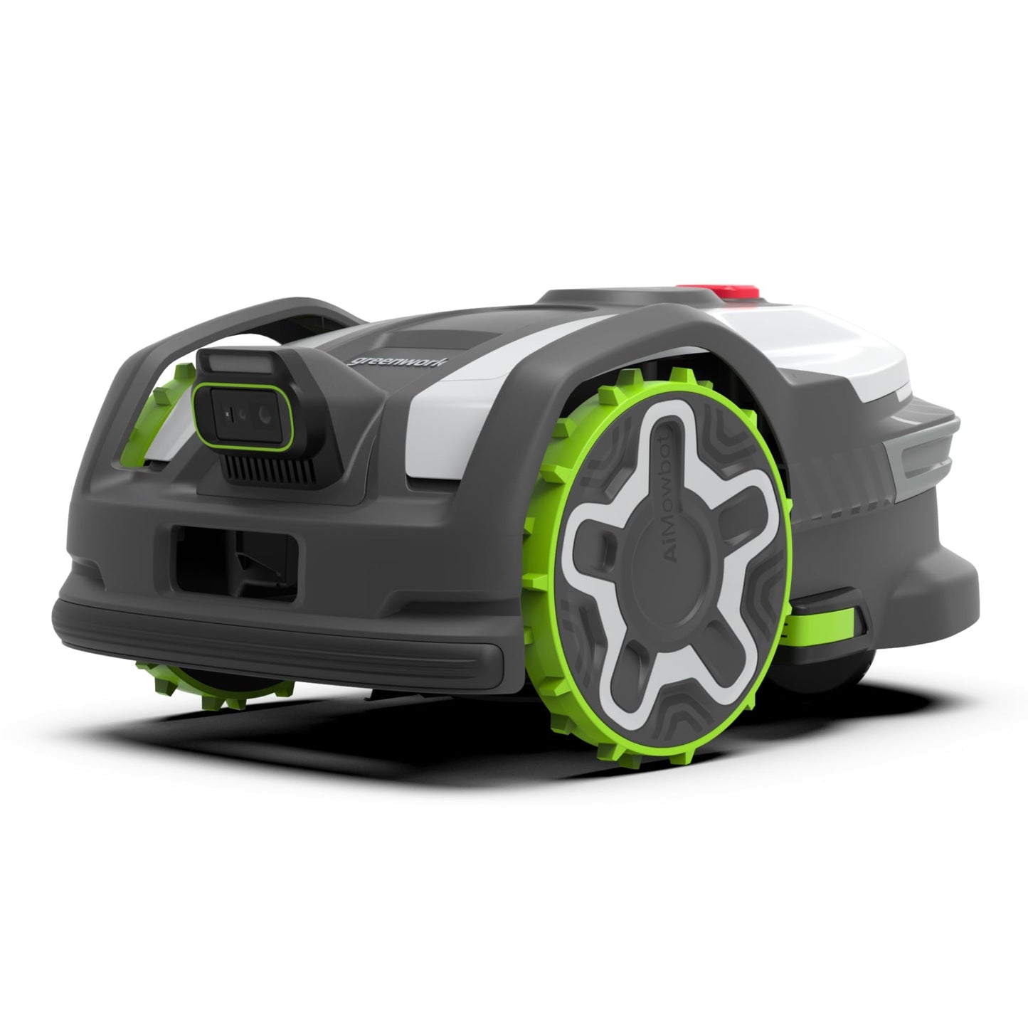 Greenworks C20Z Wire-Free Robotic Lawn Mower, up to 1/2 Acre, RTKVision Navigation, 24-Degree Slope Climbing, Smart Obstacle Avoidance, App Control with Electric Height Adjustment