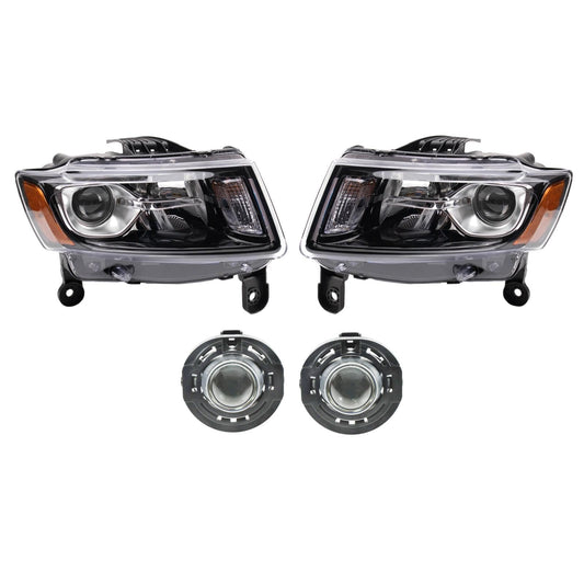 TRQ Lighting Kit Compatible with 2014-2016 Jeep Grand Cherokee, Model LKA83544