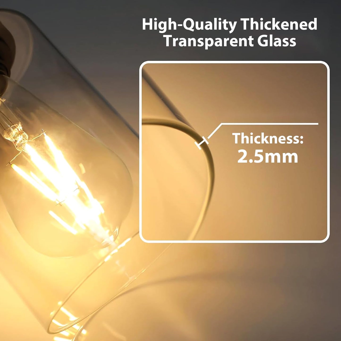 IZORRO Modern Bathroom Light Fixtures, 10 Light Black Vanity Lights, Bathroom Lighting Fixtures Over Mirror with Clear Glass for Living Room Cabinet Bedroom