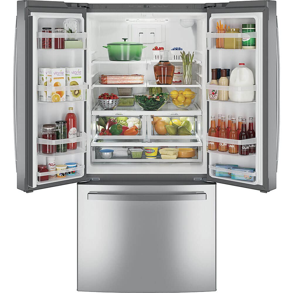 GE 24.7 cu. ft. French Door Refrigerator in Fingerprint Resistant Stainless Steel