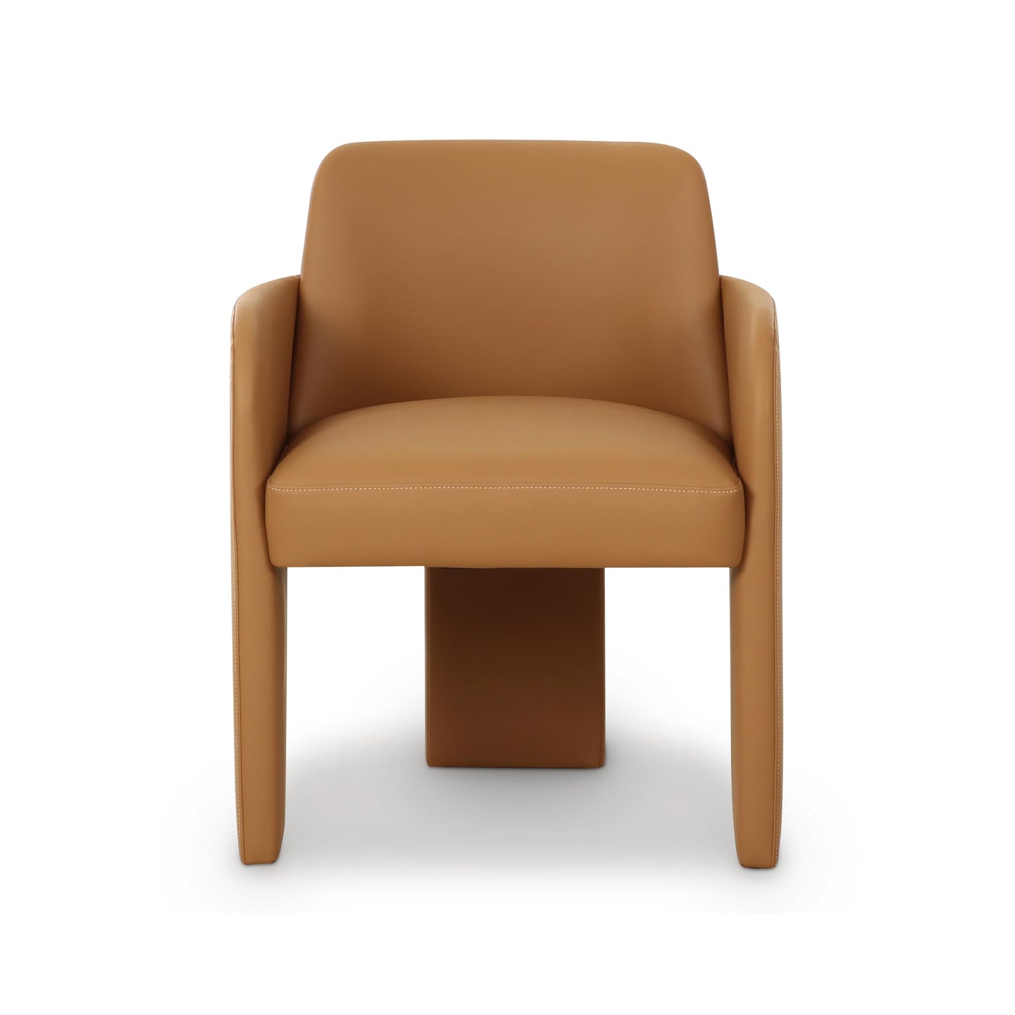 Tov Furniture Leo Tan Performance Vegan Leather Dining Chair