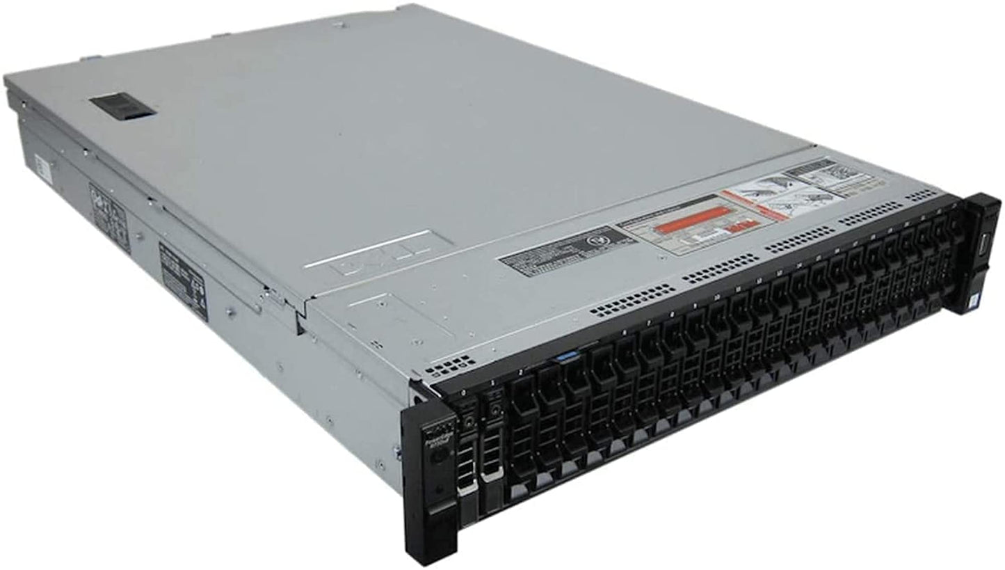 Dell PowerEdge R730xd Server 24B SFF 2U, 2X Intel Xeon E5-2690 v4 2.6Ghz (28-cores Total), 128GB DDR4 RAM, 4X 1.2TB 10K SAS 2.5” 12Gb/s HDD, H730P 2GB RAID, NIC 10Gb + I350 1Gb (Renewed)