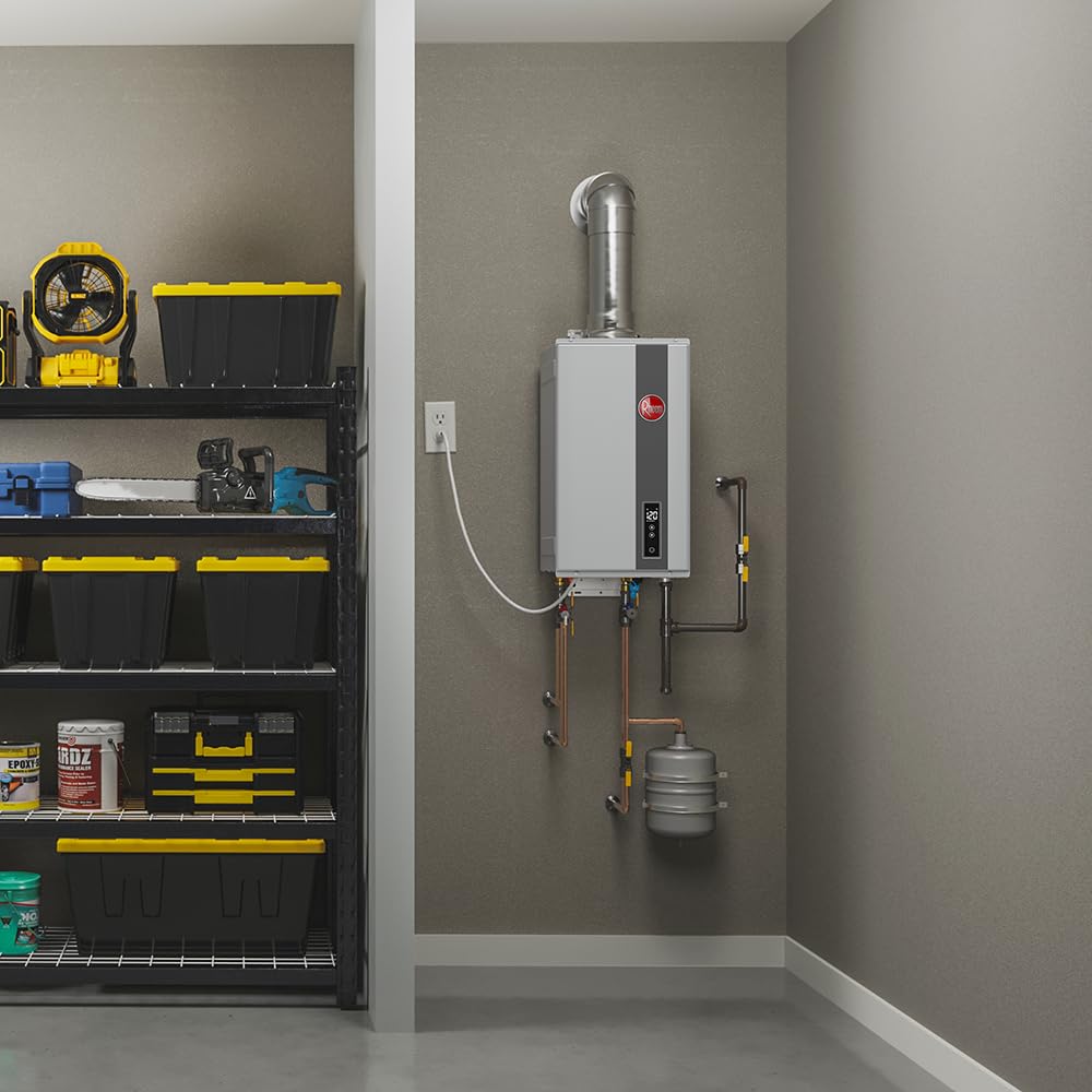 Rheem RTG-70DVLP-3 High Efficiency Non-Condensing Indoor Tankless Liquid Propane Water Heater 7.0 GPM, 160,000 BTUs