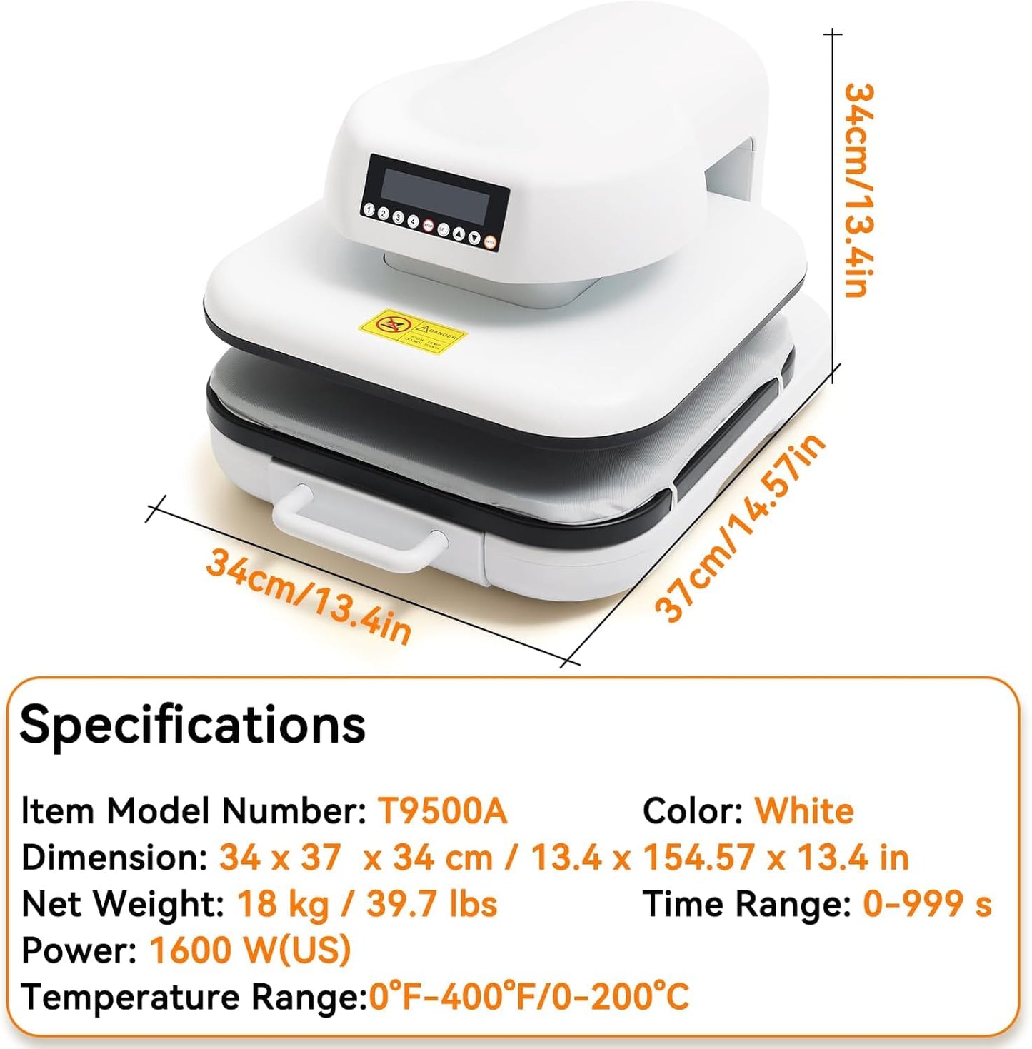 Auto Heat Press 2 - Heat Press Machine for T Shirts with Adjustable Pressure & Higher Heating Height, Heats Up Fast & Evenly Heat Press 15x15 for HTV, Sublimation, Heat Transfer Projects