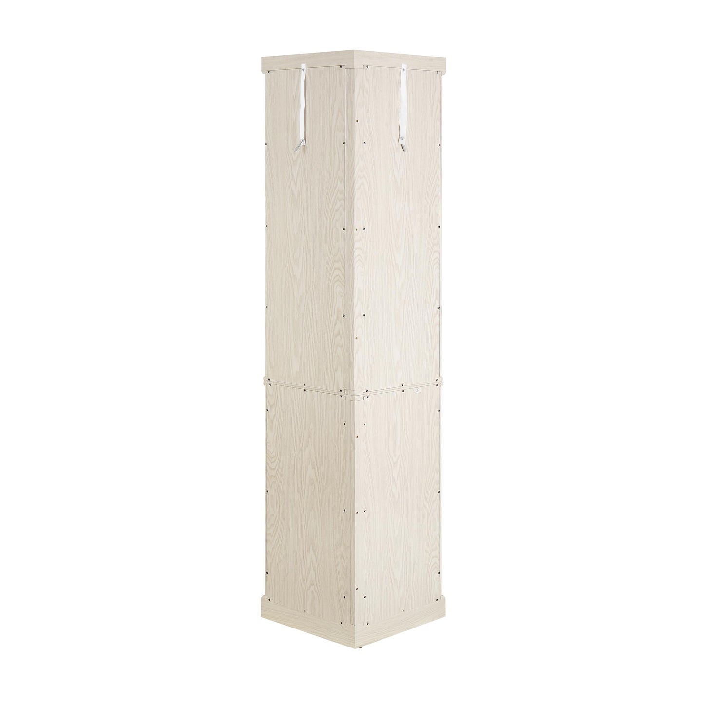Ball & Cast 69.84" Lighted Corner Curio Cabinet with Adjustable Shelves & Glass Doors,Display Case for Antique Collectibles,Wine & Bar Storage,Space-Saving Corner Design,Easy Assembly,White