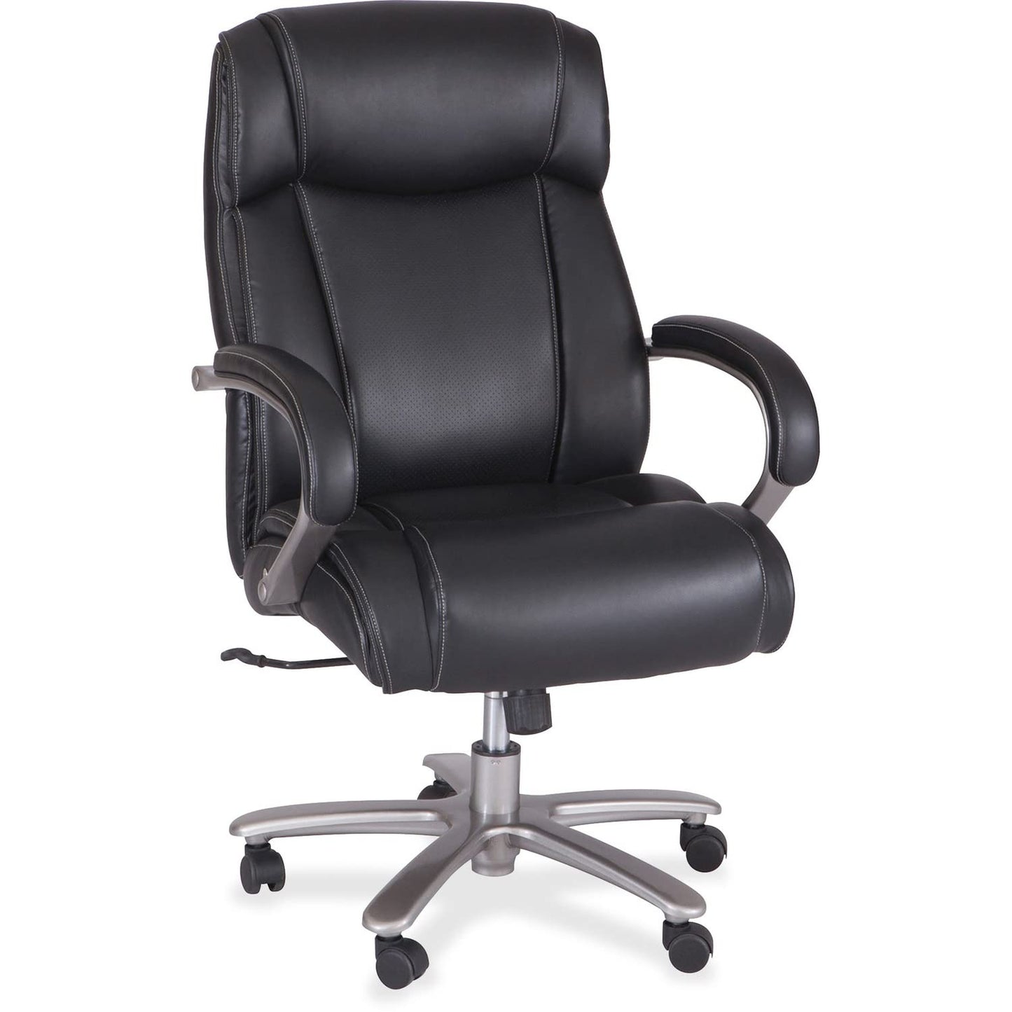 Safco Big & Tall High-Back Swivel Executive Task Chair with Bonded Leather Seating, 500lb Weight Capacity, Adjustable Height & Tilt, Work or Home Office