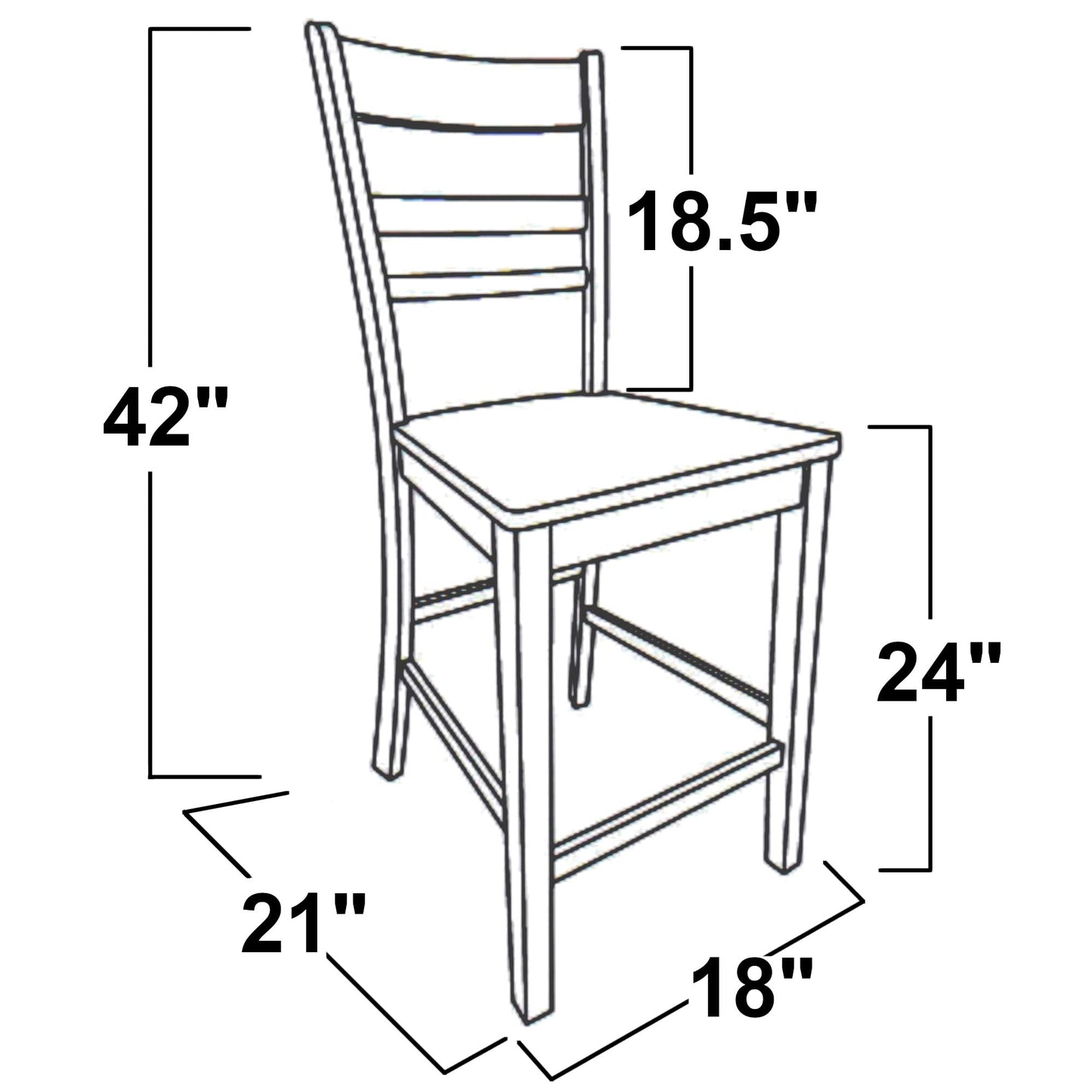 Sunset Trading Shades of Gray Barstool, Weathered Grey