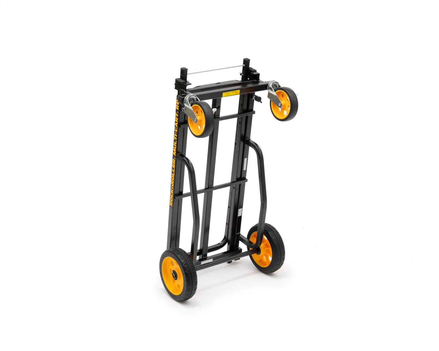 Rock-N-Roller R8RT (Mid) 8-in-1 Folding Multi-Cart/Hand Truck/Dolly/Platform Cart/34" to 52" Telescoping Frame/500 lbs. Frame Capacity, Black
