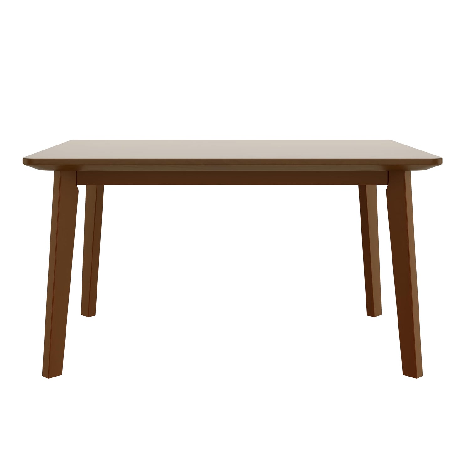 Merax Rustic Wooden Rectangular Kitchen Table, Farmhouse Dinning Table for Living Room, Kitchen, Dining Room, Small Space, Walnut