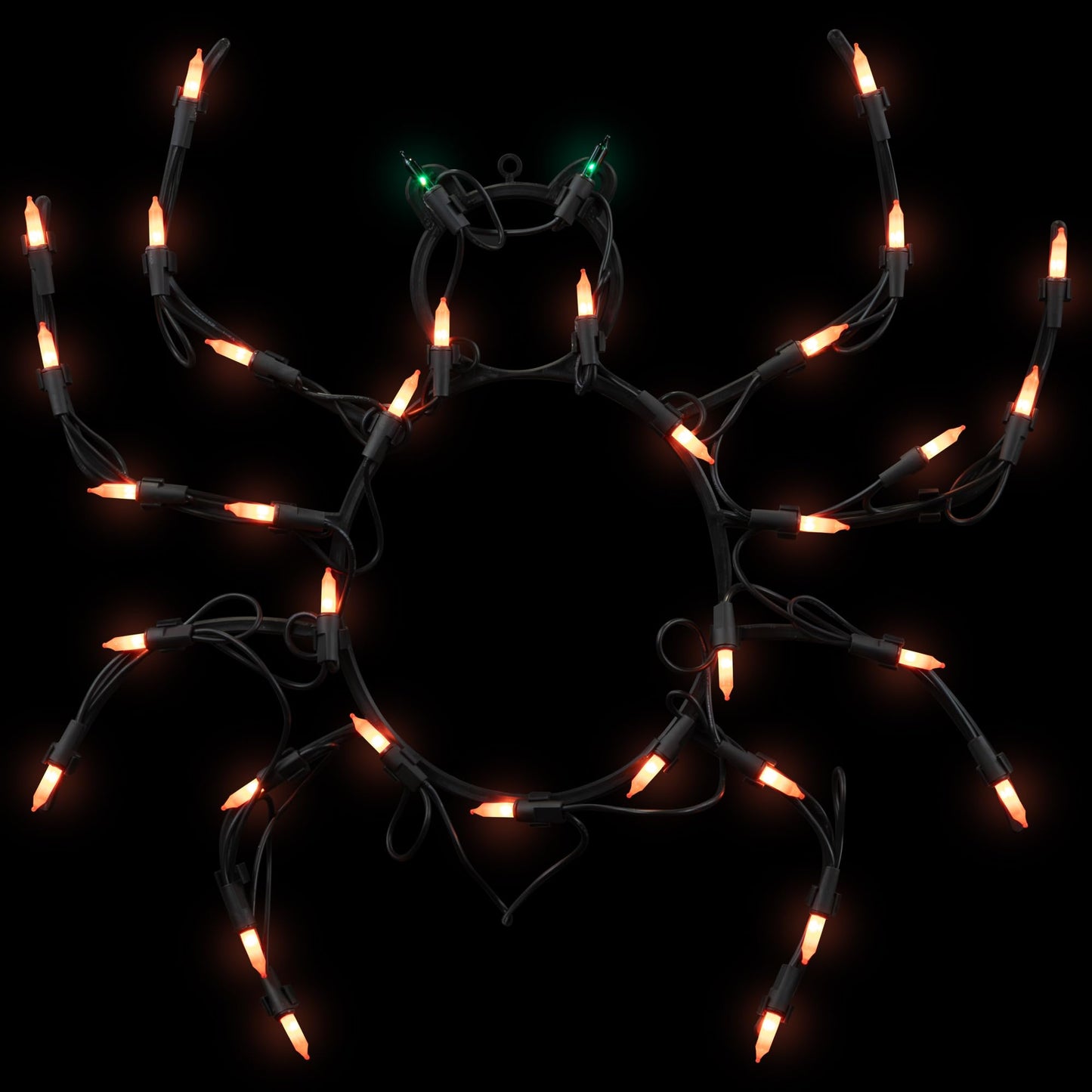 Northlight LED Lighted Spider Window Silhouette Decor, 15in x 15in, Black, Model 14256738