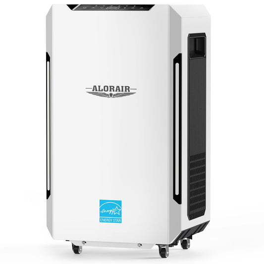 ALORAIR Energy Star Most Efficient Commercial-Grade Dehumidifier with Pump & Drain Hose Whole-House Dehumidifier for Basement, Home, Bathroom, Bedroom, Garage, Warehouse, Industrial 6-Year Warranty