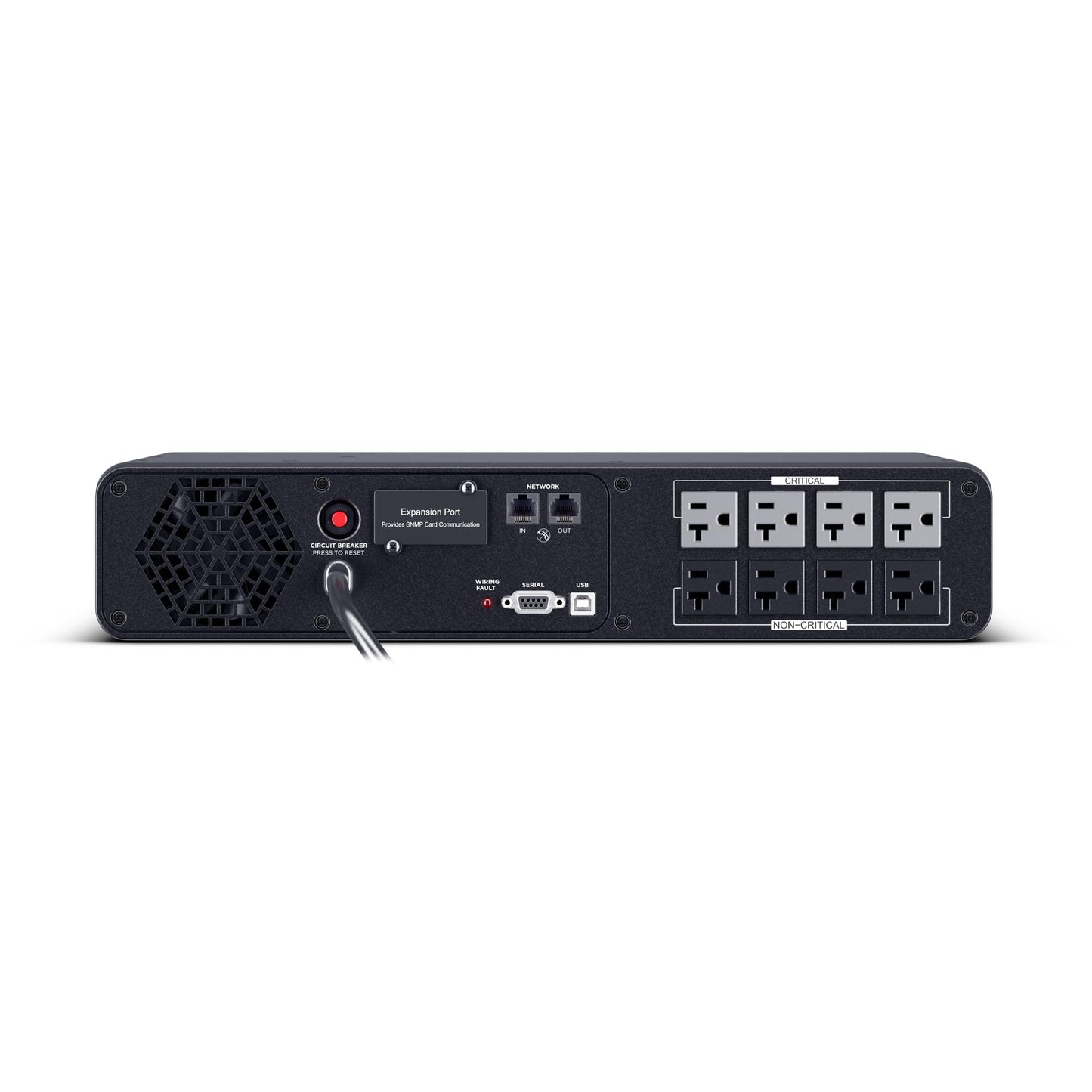 CyberPower CP2000PFCRM2U PFC Sinewave UPS Battery Backup and Surge Protector, 2000VA/1200W, 8 Outlets, AVR, Short Depth 2U Rackmount, UL Certified