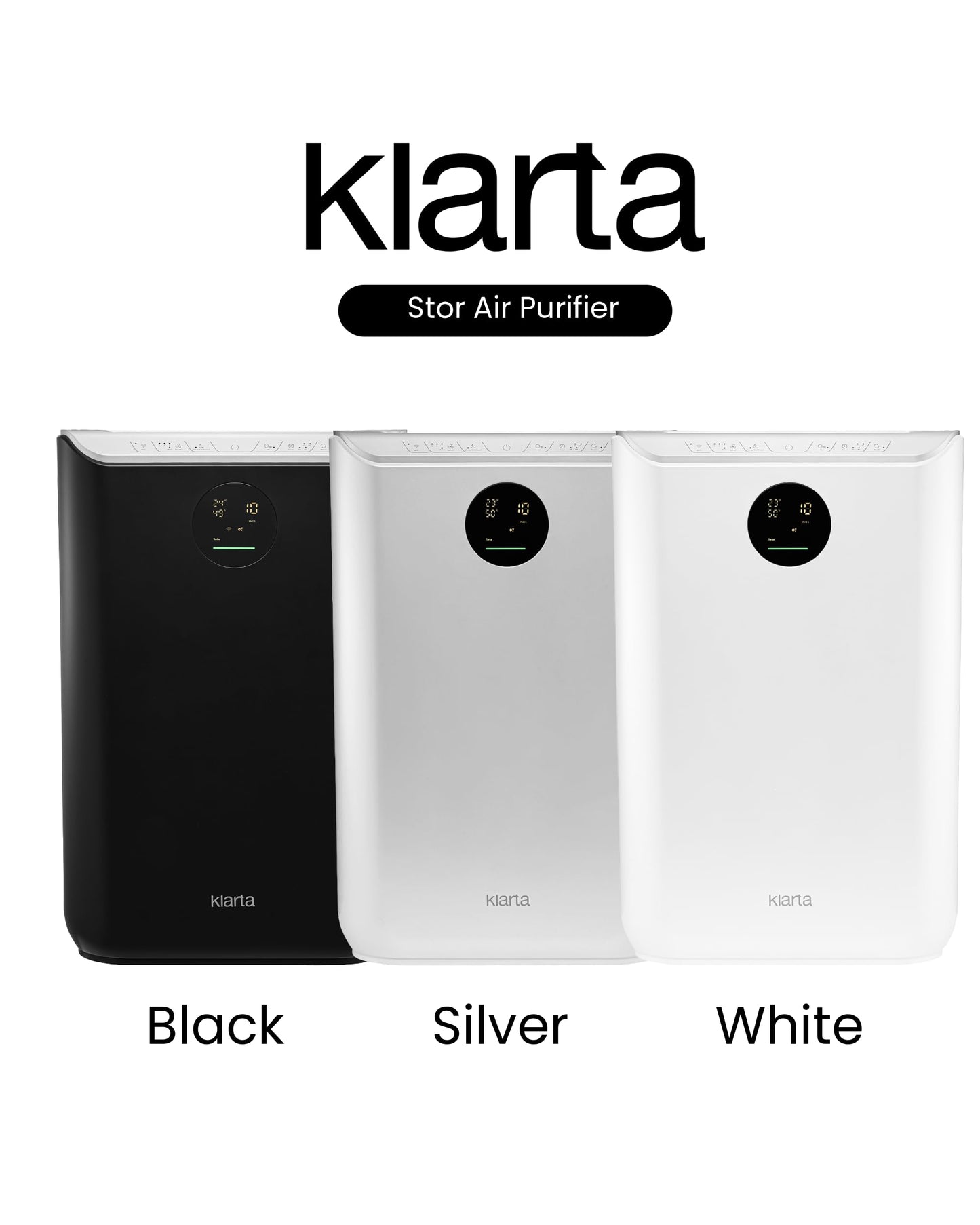 Stor Air Purifier for Large Home or Business - Up to 2775 ft² - HEPA Smart WiFi - Ultra Quiet 24 dB - Air Purifiers for Home Pets - Removes Allergens, Smoke & Pet Odors - 99.97% Particle Filtration